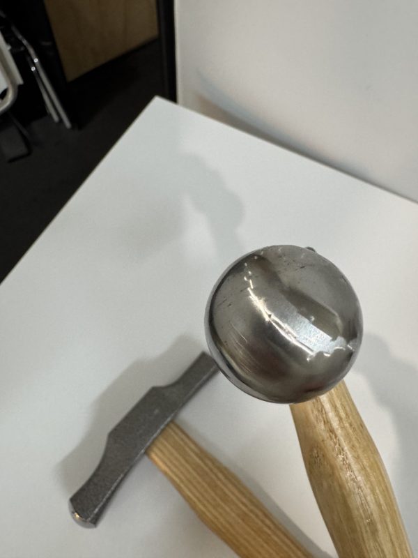 Set of 3 W-German smithing hammers - Image 4