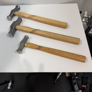 Set of 3 W-German smithing hammers