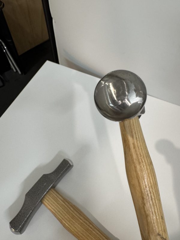 Set of 3 W-German smithing hammers - Image 3