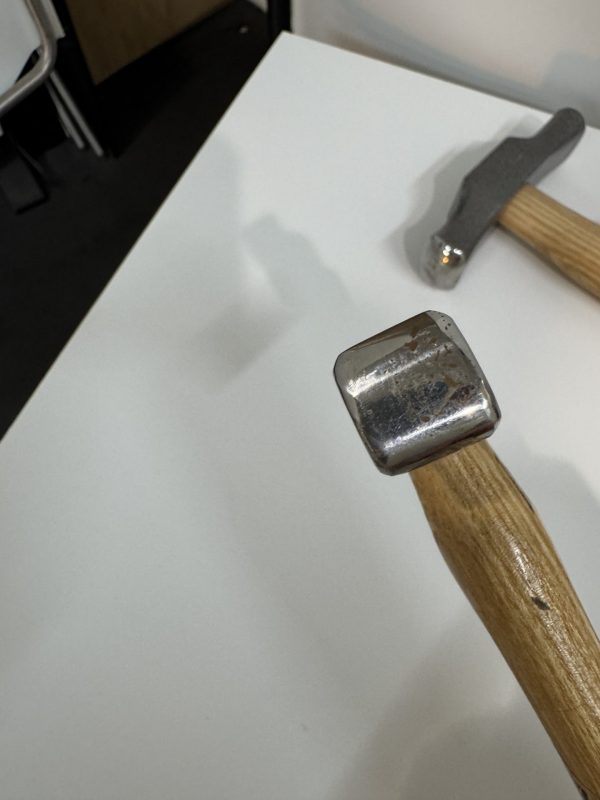 Set of 3 W-German smithing hammers - Image 8