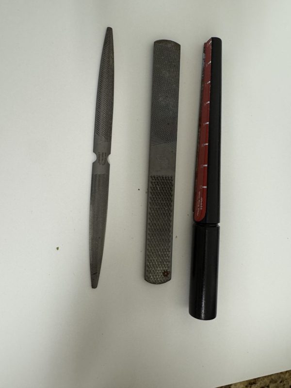 2 Hand Wax Files & ring sizer